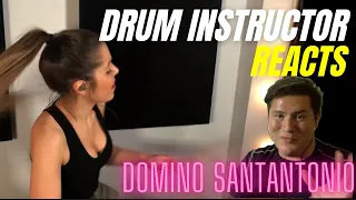 Drum Instructor Reacts to Domino Santantonio - Break My Heart | Reacting to Dua Lipa Drum Covers