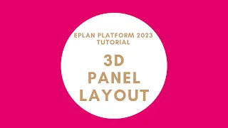 3D Panel Layout | EPLAN 2023