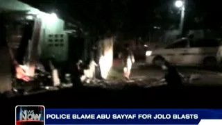 Police blame Abu Sayyaf for Jolo blasts