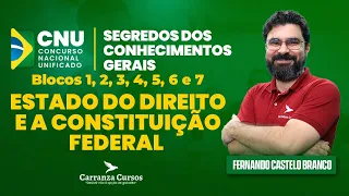 CNU - Estado do Direito e a Constituição Federal - Prof. Fernando C. Branco