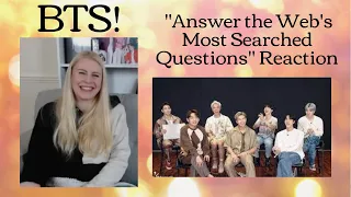 BTS: "BTS Answer the Web's Most Searched Questions" Reaction