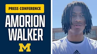 Amorion Walker On Why He Transferred Back From Ole Miss To Michigan | Discusses Switch Back To WR