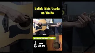 Batida mais usada no violão #violao #dicasdeviolao #iniciante