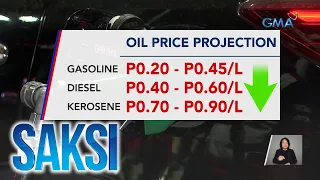 Oil price rollback, asahan sa susunod na linggo | Saksi