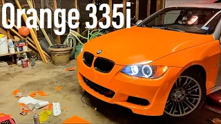 WRAPPING MY BMW 335i (ORANGE)