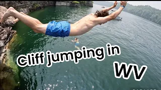 WV cliff jumping