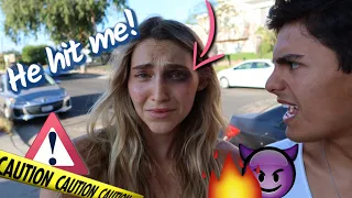 I got BEAT up prank!! *he FREAKS out*