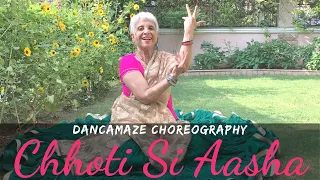 Chhoti Si Aasha with my Mom | Renu Chopra | Dancamaze Choreography | Semi Classical Dance | Dance