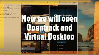 How To Playing Non VR ON VR - Quest 2 | Opentrack |  Virtual desktop