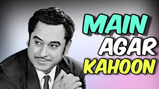 KISHORE KUMAR- MAIN AGAR KAHOON  || OM SHANTI OM ||  SONU NIGAM || AI COVER || MUSIC BY SAGAR