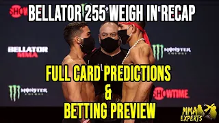 Bellator 255 Weigh In Recap & Predictions | Full Card Betting Preview