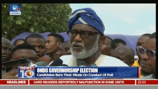 News@10: Ondo Poll Records Impressive Turnout As Collation Begins 26/11/16 Pt 1