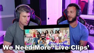 FIRE REACTION!! TWICE "Queen of Hearts" Live Clip