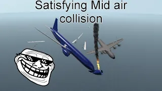 Mid Air collision with tanker plane - Simple planes crash compilation #4