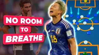 How Japan Suffocated Germany | Germany 1-2 Japan World Cup Tactics