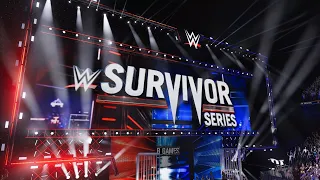 WWE Survivor Series WAR GAMES Opening Pyro + Roman Reigns & The Bloodline Entrance Stage Animation!