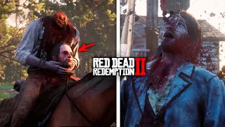 Las Muertes MÁS BRUTALES y SANGRIENTAS de Red Dead Redemption 2