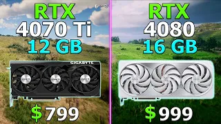 RTX 4070 Ti vs RTX 4080 - Is it worth overpaying?