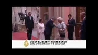Queen Elizabeth Hosts Dictator Monarch King Hamad of Bahrain at Jubilee Lunch