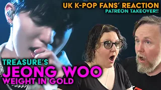 Treasure's Jeong Woo - Weight in Gold (Gallant Cover) - UK K-Pop Fans Reaction