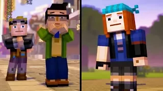 Leave with Petra Vs Stay in Beacontown - Minecraft Story Mode Season 2 Episode 5 Ending Choices