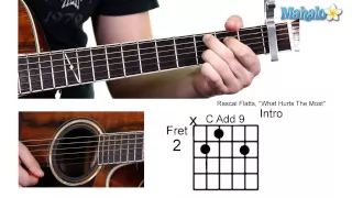 How to Play "What Hurts the Most" by Rascal Flatts on Guitar (Whole Lesson)