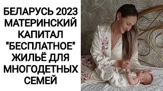 БЕЛАРУСЬ 2023. "БЕСПЛАТНОЕ" ЖИЛЬЁ ДЛЯ МНОГОДЕТНЫХ СЕМЕЙ/ МАТЕРИНСКИЙ КАПИТАЛ.ЧЕМ Я СЕЙЧАС ЗАНИМАЮСЬ?