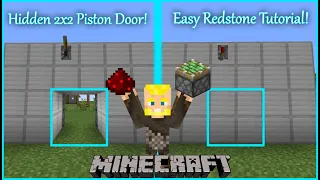 Making a 2x2 Piston Door in Minecraft is Easy! Java 1.20+