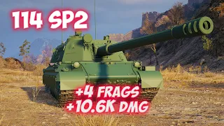 114 SP2 - 4 Frags 10.6K Damage - For this, ranked battles! - World Of Tanks