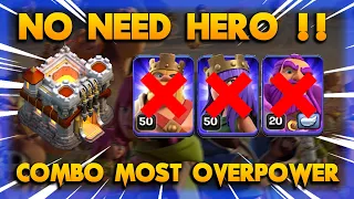 This Combo No Need Hero !! TH11 Attack Strategy 2022 | Clash Of Clans