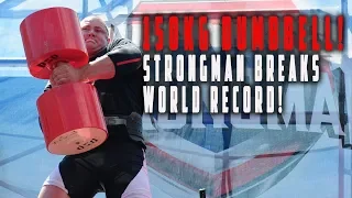 330LB /150Kg!! DUMBBELL PRESS WORLD RECORD!! Mateusz Kieliszkowski presses heaviest dumbbell ever!