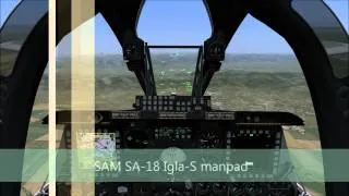 DCS A-10c Multi-SAM Sites Avoidance training flight plan