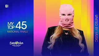 Eurovision 2024 | My Top 45 | National Final Season (so far)