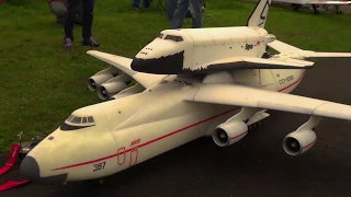 Unbelivable RC ANTONOV AN225 decoupling Midair the BURAN RC Spaceship