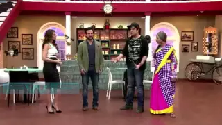 Saif-Ileana Happy Ending Promoting On Set@Comedy Classes TV Show!