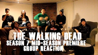 The Walking Dead - Season 7 Episode 9 "Rock in the Road" - Group Reaction