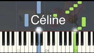 Hugues Aufrey - Céline - Easy piano tutorial