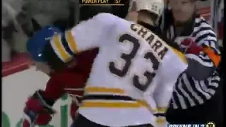 Zdeno Chara vs Guillaume Latendresse