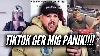 REAGERAR PÅ TIKTOK: SKRATTAR OCH FÅR PANIK SAMTIDIGT *HAHAHAH*