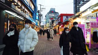 홍대앞 - Walking Hongdae Streets, Seoul, Korea