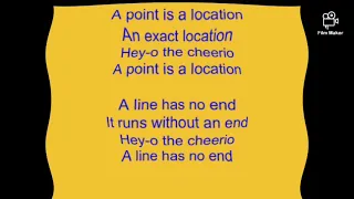 Geometry Song: Point, Lines, Rays, Angles: 3rd Grade