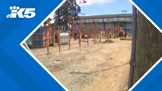 Dream Playground in Port Angeles being reconstructed after arson