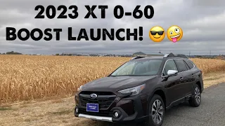 2023 Outback XT 2.4 Turbo 0-60 with GPS graph! One Fast Subaru Outback!