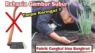 Lupakan CANGKUL ‼ pakai cara SINGKAT ini untuk Gemburkan Tanah