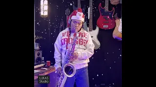 White Christmas cover Saxophone from original music Michael Buble