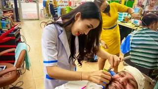 Ladyboy Pattaya Thailand  $3 Straight Razor Shave by Beautiful ‘Nin’