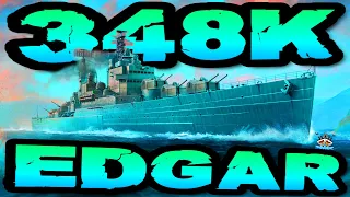 Edgar drückt 348K DMG *AP POWAAA* "300K Club" ⚓️ in World of Warships 🚢 #worldofwarships