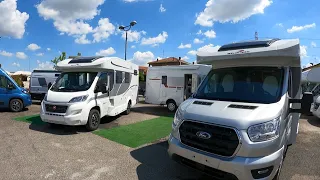 TOUR CAMPER,il SEMI INTEGRALE COMPATTO perfetto per 4 PERSONE,ROLLER TEAM 294 TL, il CAMPER PERFETTO