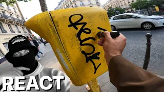 Reacting To Resk12 (Graffiti)