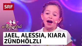 Jael, Alessia und Kiara Vils: S'Zündhölzli | Alperöösli | SRF